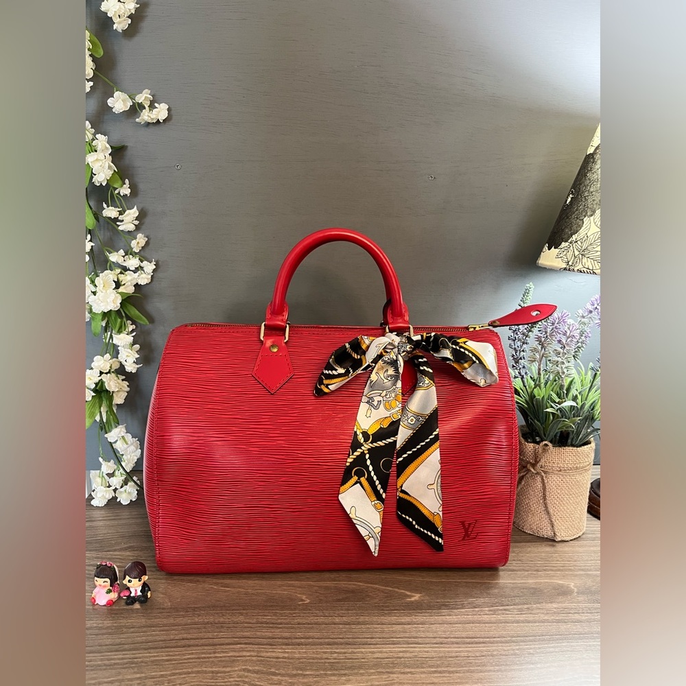 Louis Vuitton Speedy Epi 30 - Red - Picture 13 of 16